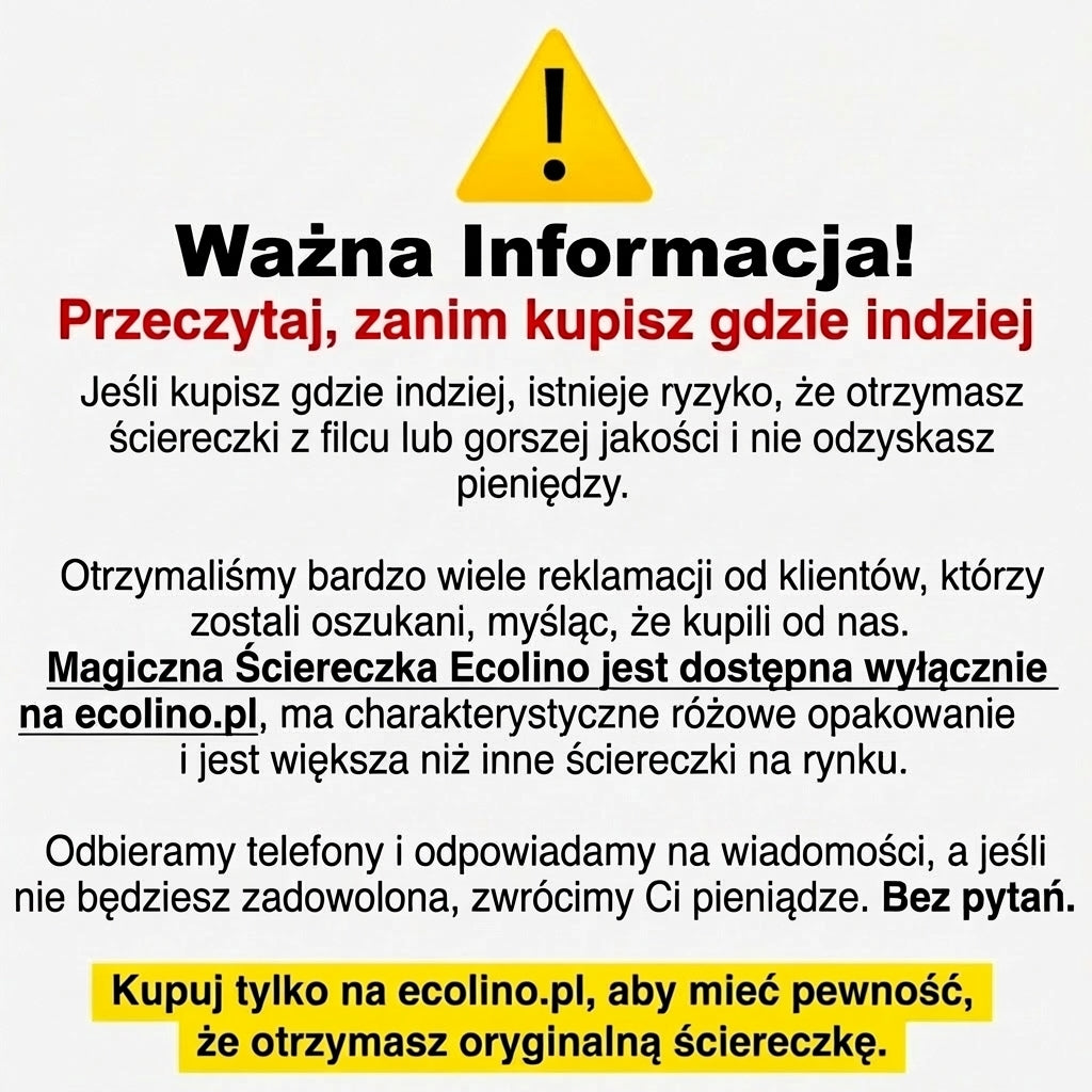 Magiczna Ściereczka z Mikrofibry (zestaw 5 sztuk)